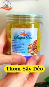Thơm sấy dẻo nguyên miếng vị tự nhiên SAIGONFOOD 250g