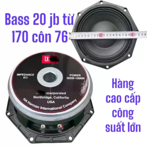 Loa Bass 20 jb từ 170 coil 76 hàng nhập khẩu bass đánh cực bay căng - giá 1 củ