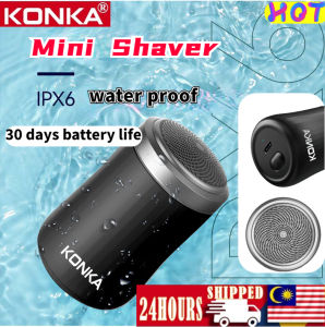 【Malaysia stock】konka Mini Electric Shaver Razor Dry Wet IPX6 康佳 电动剃须刀 KS-Mini2 剃須刀電動