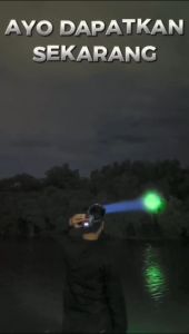 Senter Kepala 120 Watt PREMIUM MULTIFUNGSI Tahan 15 Jam & Power Bank