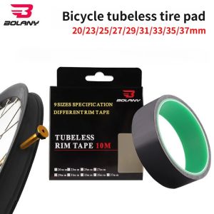 BOLANY Tubeless mtb rim tape 20 23 25 27 29 31 33 35 37mm PET Mountain Bike Tubeless Rim Tape Rim Strip vacuum sealing tape