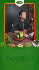 Paket 2 Botol Hernifit Darusyifa - Kapsul Hernia Turuk Berok Benjolan Original BPOM