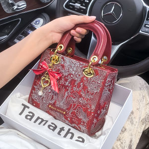 TAMATHA Embroidered Fashionable Womens Bag New Chinese Style Dai Fei Bride Wedding Bag Mother-in-law Handbag Casual Purse