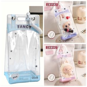 Transparent Dust-Proof Storage Bag  for LABUBU Accessories Toy Display Storage Box Wedding Favors for Guests Gift Bag Candy Box