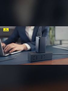 Baseus 100W GaN Charger 4 Ports USB Type C PD Fast Charger Quick Charge Wall Charger USB Charger For iPhone Android for Laptop US Plug