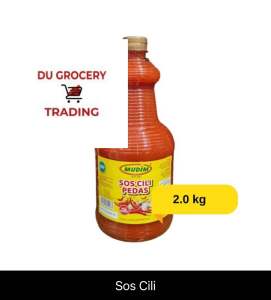 Mudim Soya Sauce Kicap Istimewa / Hot Chili Sauce Sos Cili Pedas 2kg Tong Bolong