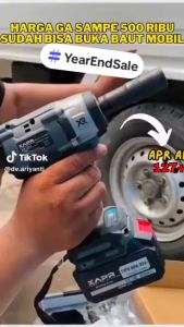 AP127 Impact Wrench APR Japan 650NM 99vf Pembuka Baut Roda CVT Motor Mobil