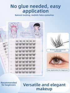 Faiccia | Glue-Free Clear Natural Eyelashes