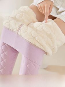 Miiow | Thickened Fleece Lined High Waist Winter Leggings Womens Wool Cotton Pants Extra Thick Warm Trousers For Cold Weather