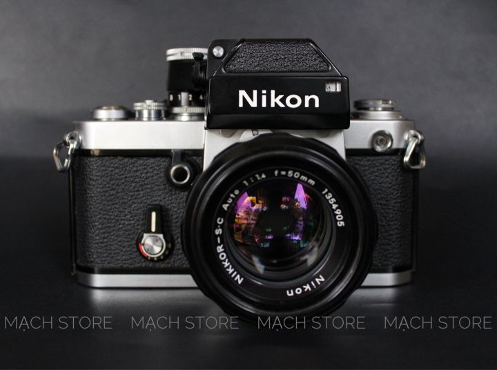MÁY ẢNH FILM NIKON F2 GÙ DP-1 + LENS NIKKOR-S.C Auto 50MM F/1.4