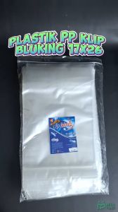 Plastik PP Klip 17x26 Tebal 50 Micron Kemasan Snack BluKing Zip Lock Zipper 17 x 26 Bungkus Keripik Kacang Cemilan Basreng