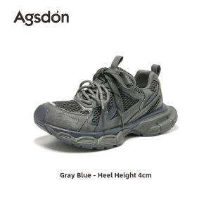 Agsdon | Height-Boosting Retro Thick-Soled Womens Shoes