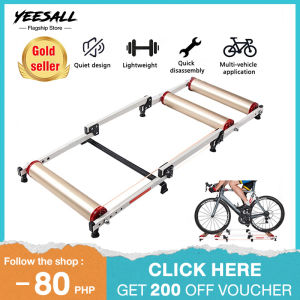 【COD】Bike trainer bike roller indoor bike trainer Mountain Bike Roller Trainer for bicycle bike trainer indoor 6-Speed Bicycle Trainer Suitable For 26-29 Inch cycling bike roller