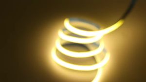 COB LED Strip Light 400LEDs 5mm 24V High Density RA90 Free Cut Adahesive Tape Light Flexible 3000K 4000K 6000K With 2PIN DC Plug