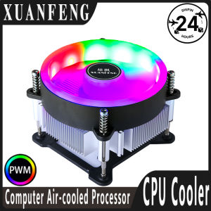 XUANFENG Compatible LGA1150 1151 1155 1156 1200 PC Efficient Copper Core/Aluminum Core Cooler Cpu Fan mute 4Pin/PWM Air-cooling