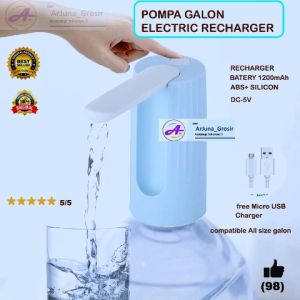 Pompa Galon Elektrik recharge Wireless Diskon bisa dilipat