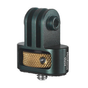 Aluminum Camera Tripod Mount Adapter 1/4" 20 Camera Mount for GoPro Hero 12/11/10/9/8/7 Insta360 X4/X3/X2/X/RS/R Action Camera