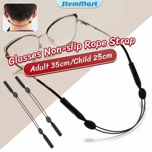 ItemMart Glasses Non-slip Rope Strap Adjustable Length Adult/Childrens Elastic Silicone Eyeglasses Straps 25cm 35cm