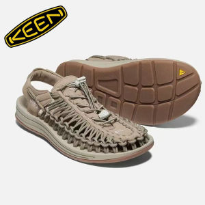 Original Keen UNEEK Mens Quick Drying Outdoor Sports Sandals Mens Beach Sandals Breathable Casual Shoes Sandals Woven Rope Shoes Hiking Shoes 2025