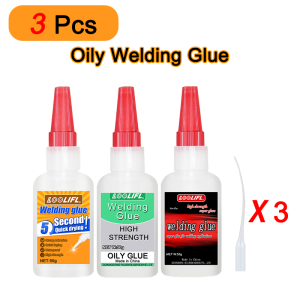 High- strength Oily Welding Adhesive- Extra Strong Glue Instant Glue Universal Adhesive- Metal Bonding Repair- Suitable for Metal Resin Ceramics Glass Wood Plastic