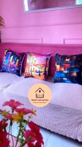 Sarung Bantal Sofa Katun Tema Balon & Ukuran 40 & 50