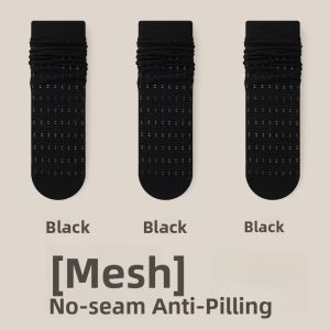 MiiOW | Womens Summer Thin Mesh Breathable Socks Middle Tube Socks White Antibacterial Compatible With Birkenstock Shoes New Model