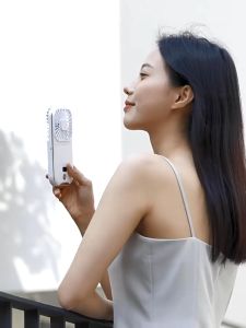 🔥พัดลมพกพา 5000mAh พกพาสะดวก ปรับความเร็วได้ 4 ระดับ ลมแรง และอายุแบตเตอรี่ยาวนาน