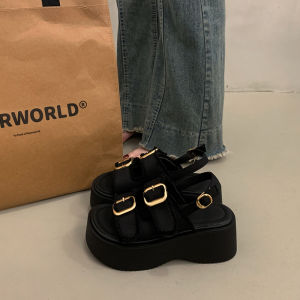 MIFULIAN | Versatile Thick Platform Wedge Sandals