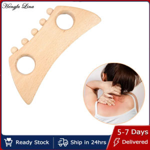 Hengfa Lina Wood Therapy Massage Tools Lymphatic Drainage Tool for Maderotherapy Leg Back Neck Body Muscle Release Guasha Tools for Body