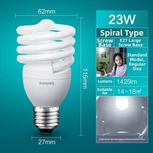Philips | Spiral E27 Base LED Energy-saving Bulb Ultra Bright