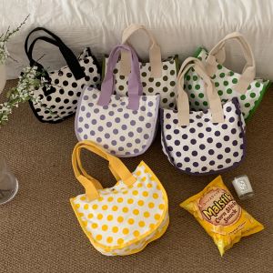 Summer 2024 New Arrival: Polka Dot Canvas Bag & Versatile Handheld Bento Mummy Bag