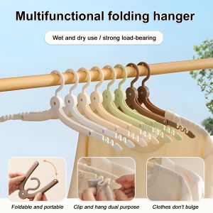 Portable & Foldable Clothes Hanger: Your Multi-Functional Magic Drying Support