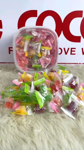 Adorable Admix Fruit Soft Candy 308g Jar | Assorted Flavor Individually Wrapped Candy | Sulit Sharing Snack for Baon Party Barkada & Office