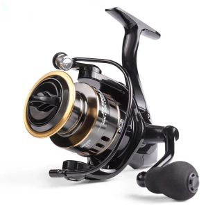 1× HE500/HE800 Full Metal Spinning Reel EVA Handle Standard Spool Capacity Sea Fishing Anchor Fishing Casting Rod Fishing Tackle