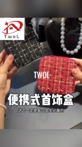 TWOL SHOP stock no.UVW,1pcs Portable Travel Jewellery Box Mini Organizer Case Earrings Ring Pendant Accessories Storage Box