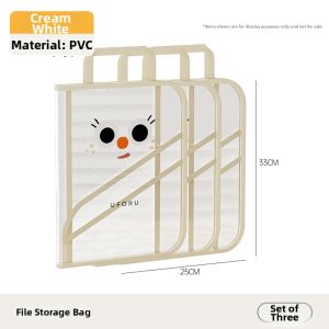 Large Capacity Foldable Transparent Dust-Proof Water-Resistant File Bag