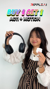 [PROMO] Ripple Combo Headset Bluetooth Original + TWS Bluetooth Headphone | Baterai 45H + 20H | IPX5 Waterproof | HiFi Stereo Bass - Free Shipping - Buy 1 Get 1