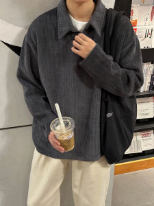 เสื้อโปโลแขนยาวลายข้าวโพด Cleanfit สำหรับผู้ชาย ฤดูใบไม้ร่วง 2025 ทรงหลวม ผ้าโพลีเอสเตอร์ ปกติ ระบายอากาศได้ดี ปกติ