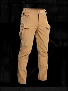 IX9 Tactical Pants Men - Waterproof Elastic Military Work Pants Multi-Pocket Combat Outdoor Gear for Running Fitness & Urban Survival