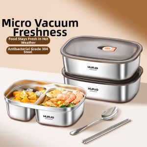 HUAJIDA | Vacuum Sealed 304 Stainless Steel Lunch Box