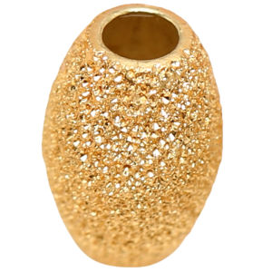 S925 Silver Plated Gold Handmade Beads DIY Bracelet Necklace Cord Accessories Frosted Surface Small Beads for Xiaomi Jewelry