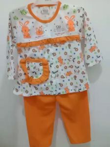 Setelan Baju Panjang Bayi Perempuan /  Piyama Bayi/Baju Anak Perempuan MY little Angel  Murah