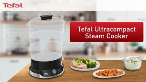 Tefal Ultracompact Steamer (BPA Free) (VC2048) (Food Steamer/ Pengukus Elektrik)