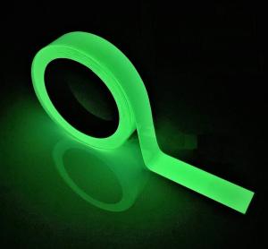 1PCS 10FT Green Fluorescent Tape Wall Halloween Decor Stickers Luminous Night Adhesive for Stage Floor Stair Safety Exit Sign