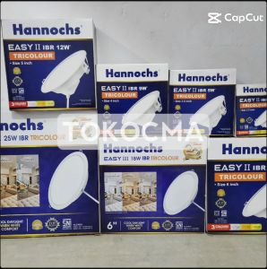 Lampu LED Downlight Hannochs Easy II IBR Round Bulat 5w 5watt Tricolour