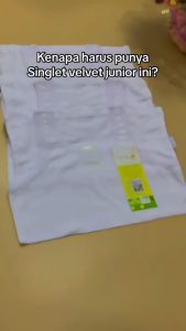 Velvet Junior Singlet: Kaos Dalam Size NB s M L LB 2 3 4 5
