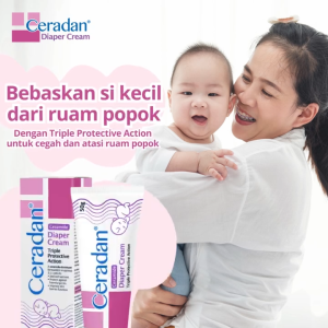 Ceradan Diaper Cream dengan Ceramide Krim Ruam Popok