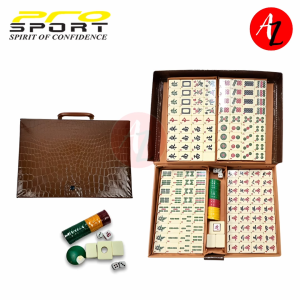 Pro Sport Mahjong Set With Number Standard Ivory