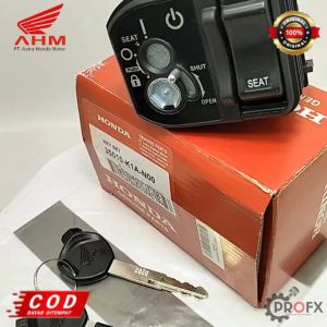 KUNCI KONTAK SET GENIO SCOOPY ESAF VARIO 125 LED NEW HONDA K1A KUALITAS ORIGINAL ASLI AHM KONCI