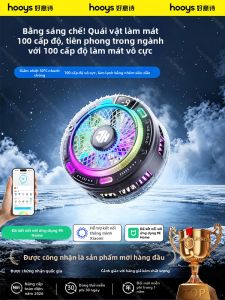 HOOYS | App-Controlled Magnetic Phone Cooler for Gaming Semiconductor Cooling Supports Multiple Brands